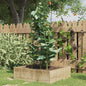 Plant supports garden with 3 rings 5 pcs steel green 45 cm