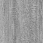 Mesa de comedor madera contrachapada gris Sonoma 80x80x75 cm