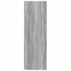 Mueble de esquina madera contrachapada gris Sonoma 33x33x100 cm