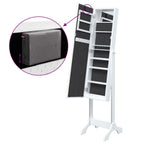 Espejo de pie con LED blanco 34x37x146 cm