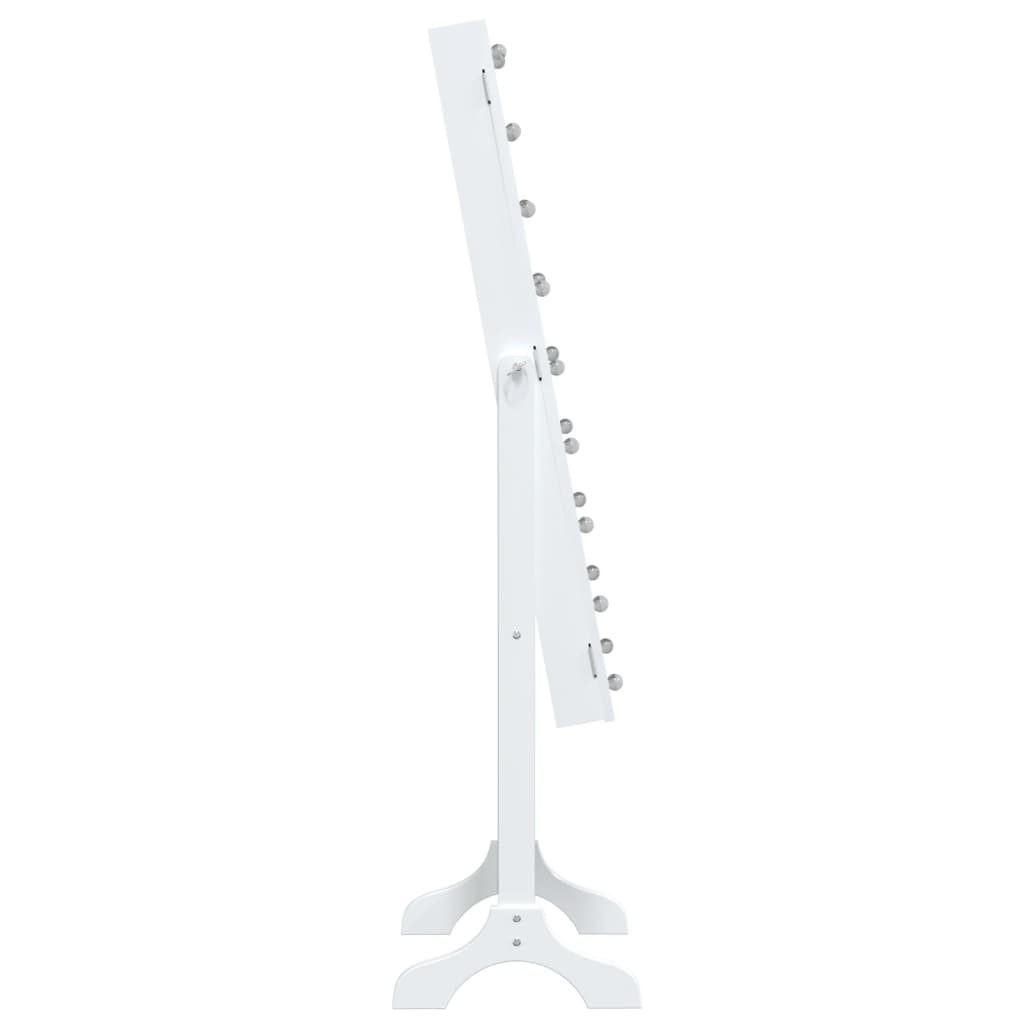Espejo de pie con LED blanco 34x37x146 cm