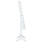 Espejo de pie con LED blanco 34x37x146 cm