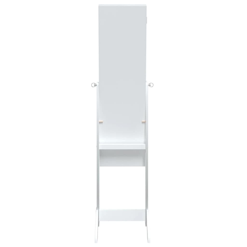 Espejo de pie con LED blanco 34x37x146 cm