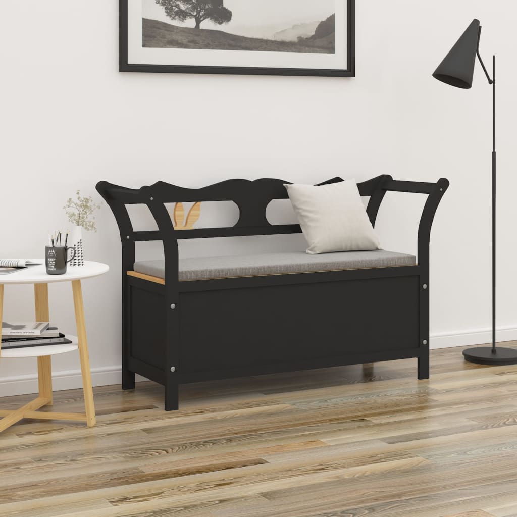 Banco 60x35x45 cm madera maciza de mango rugoso