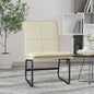 Sillón de cuero sintético color capuchino 54x75x76 cm