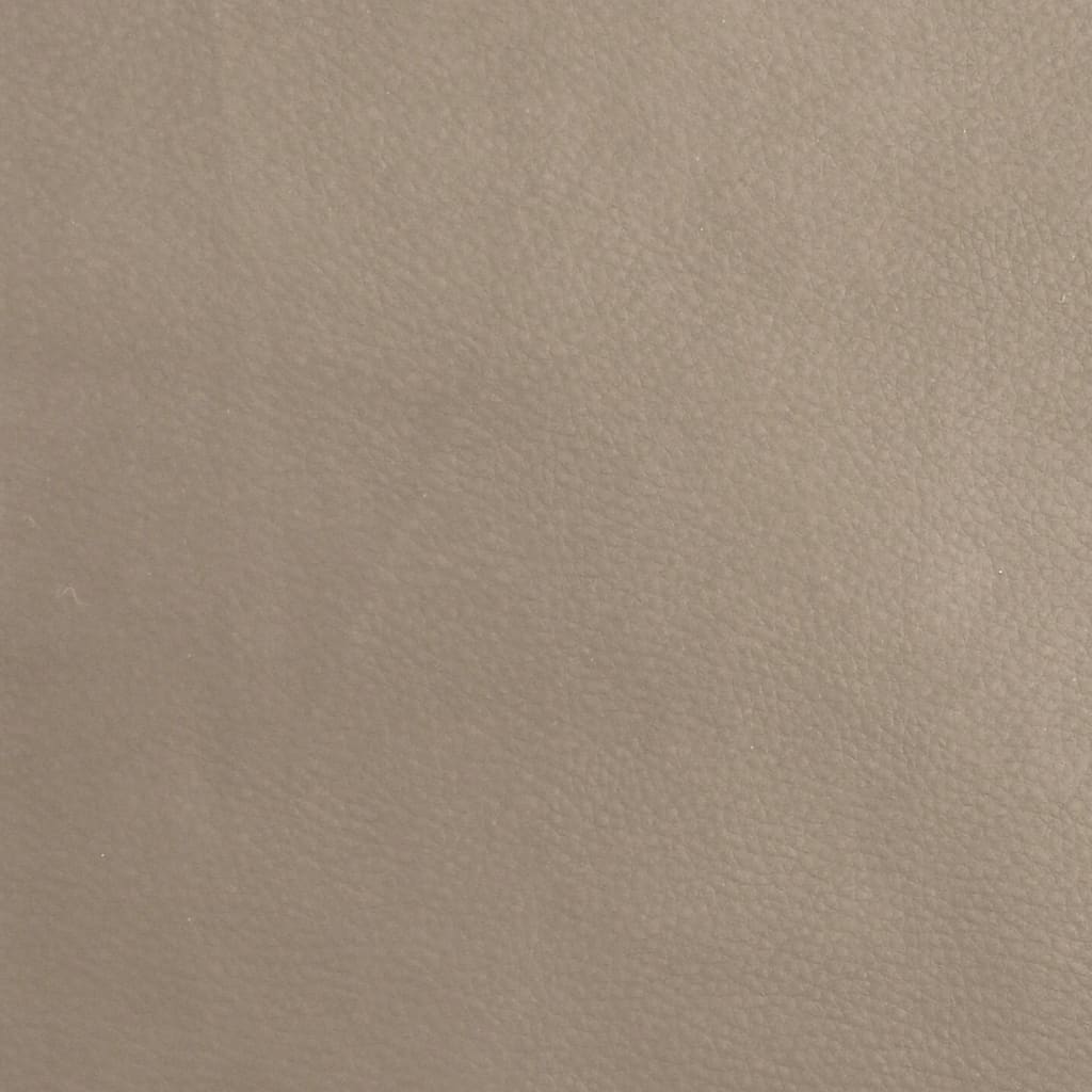 Banco de cuero sintético color capuchino 100x64x80 cm