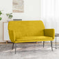 Banco de couro sintético cor capuchino 107x80x81 cm