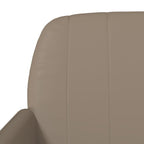 Banco de cuero sintético color capuchino 107x80x81 cm