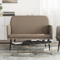 Banco de couro sintético cor capuchino 107x80x81 cm