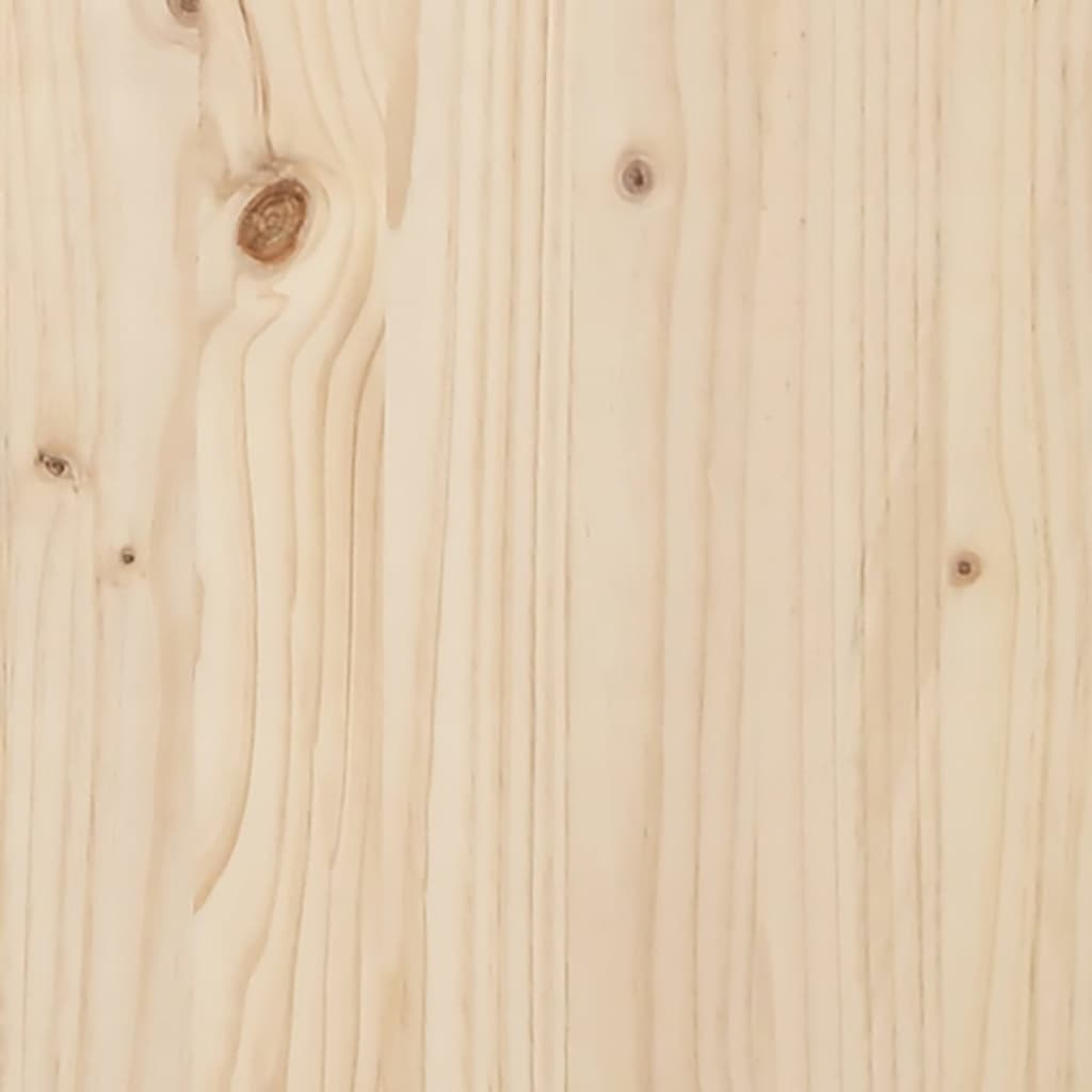 Compostador de madera maciza de pino 63,5x63,5x77,5 cm