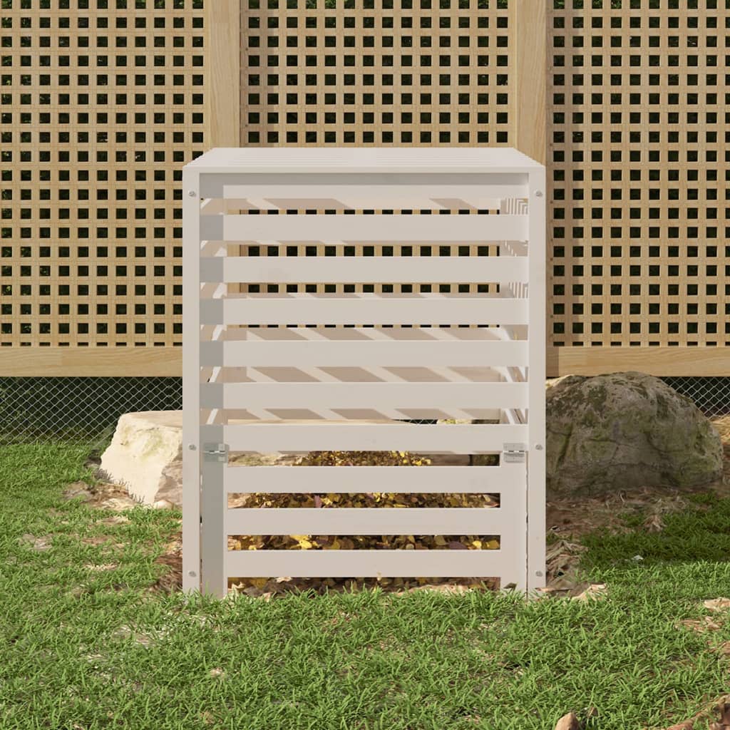 Compostor em madeira de pinho maciça 63,5x63,5x77,5 cm