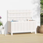 Dark Grey and Black Garden Storage Box 130 L 54x53x57 cm