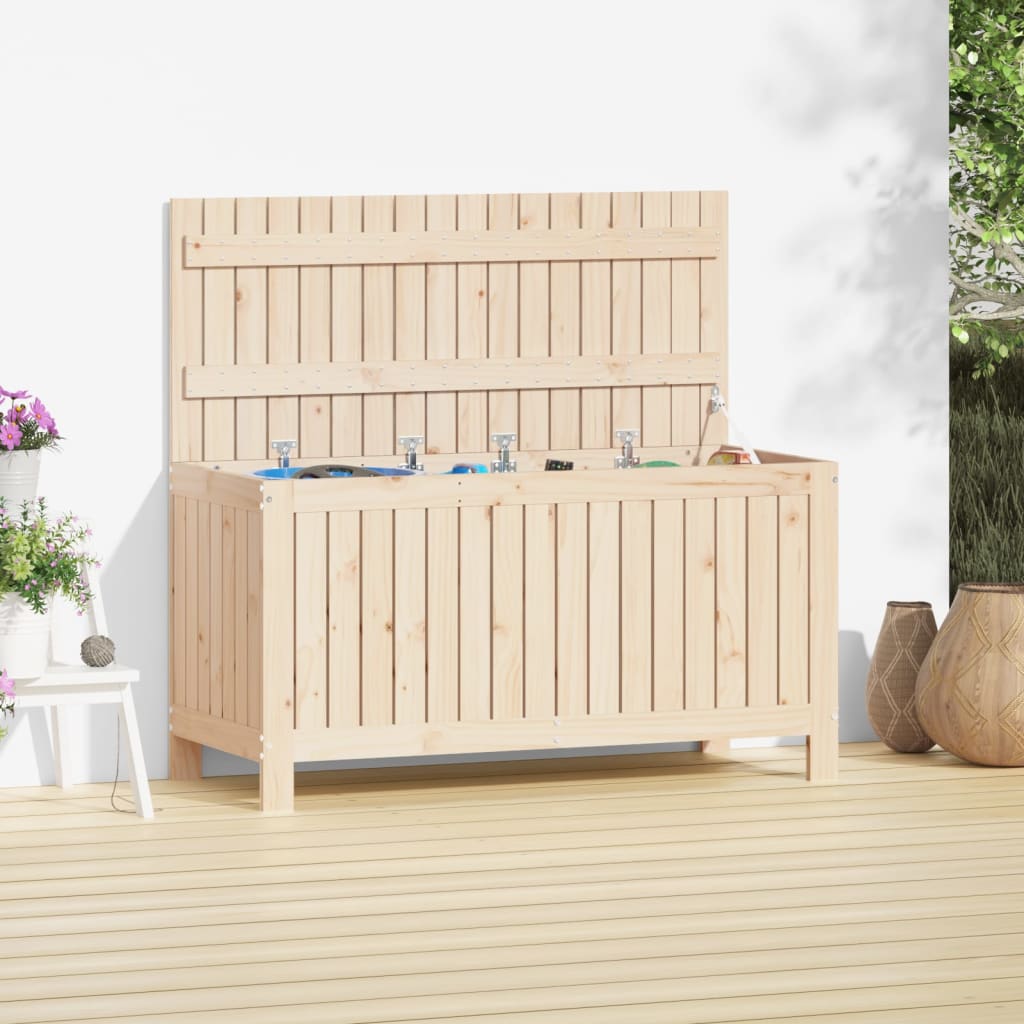 Dark Grey and Black Garden Storage Box 130 L 54x53x57 cm