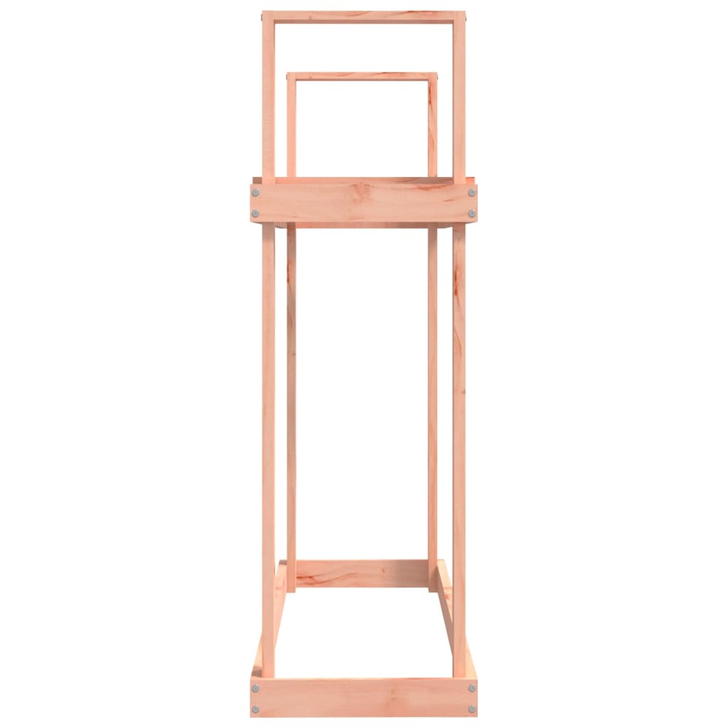 Leñero de madera maciza de Douglas 110x35x108,5 cm