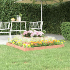 Jardinera arriate madera maciza abeto 120x120x56 cm