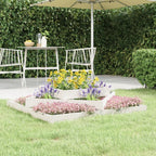 Jardinera arriate madera maciza abeto 120x120x56 cm