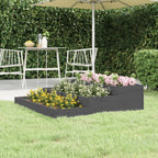 Jardinera arriate madera maciza abeto 120x120x56 cm