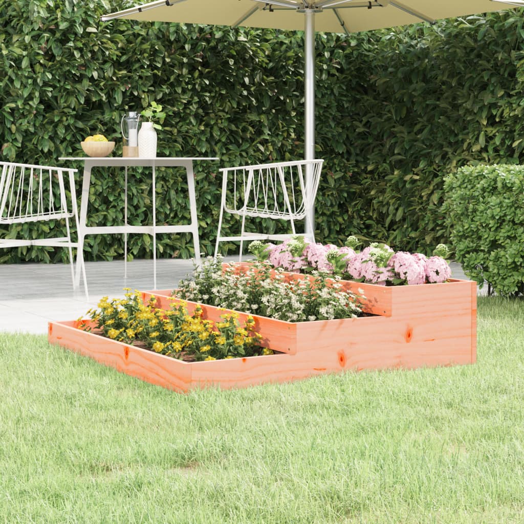 Jardinera arriate madera maciza abeto 120x120x56 cm