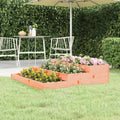 Jardinera arriate madera maciza abeto 120x120x56 cm