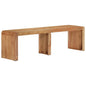 Banco de madeira de acácia maciça 110x38x46 cm