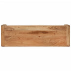 Soporte de TV madera maciza de acacia 110x33x33 cm