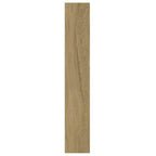 Paneles de pared con aspecto de madera PVC marrón 2,06 m²