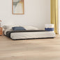 Estructura de cama de madera maciza de pino 140x190 cm
