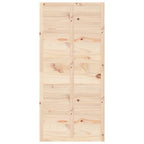 Puerta de granero madera maciza pino 100x1,8x214 cm