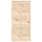 Puerta de granero madera maciza pino 100x1,8x214 cm