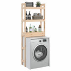 Estante de baño madera maciza de pino 63x26x171 cm