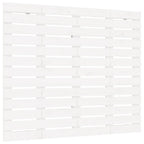Cabecero cama de pared madera maciza pino blanco 106x3x91,5 cm