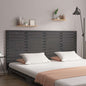 Cabeceira de cama de parede madeira maciça pinho branco 106x3x91,5 cm