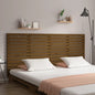 Cabeceira de cama de parede madeira maciça pinho branco 106x3x91,5 cm