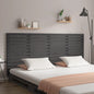 Cabeceira de cama de parede madeira maciça pinho branco 106x3x91,5 cm