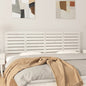 Cabeceira de cama de parede madeira maciça pinho branco 106x3x91,5 cm