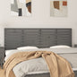 Cabeceira de cama de parede madeira maciça pinho branco 106x3x91,5 cm