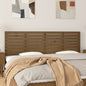 Cabeceira de cama de parede madeira maciça pinho branco 106x3x91,5 cm