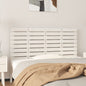 Cabeceira de cama de parede madeira maciça pinho branco 106x3x91,5 cm