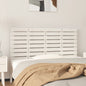 Cabeceira de cama de parede madeira maciça pinho branco 106x3x91,5 cm