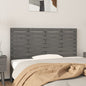 Cabeceira de cama de parede madeira maciça pinho branco 106x3x91,5 cm