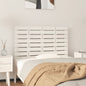 Cabeceira de cama de parede madeira maciça pinho branco 106x3x91,5 cm