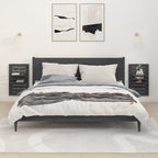 Estantes mesitas de pared 2 uds madera maciza de pino