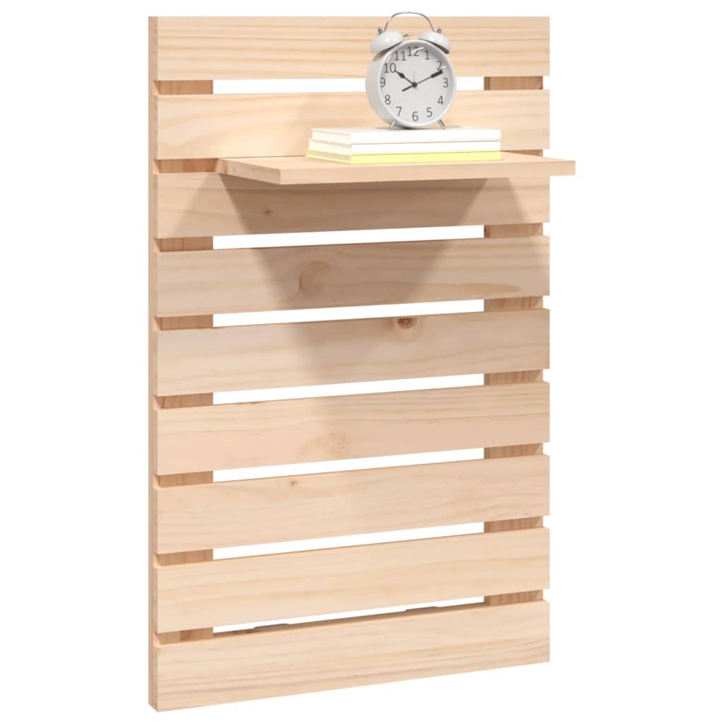 Estantes mesitas de pared 2 uds madera maciza de pino