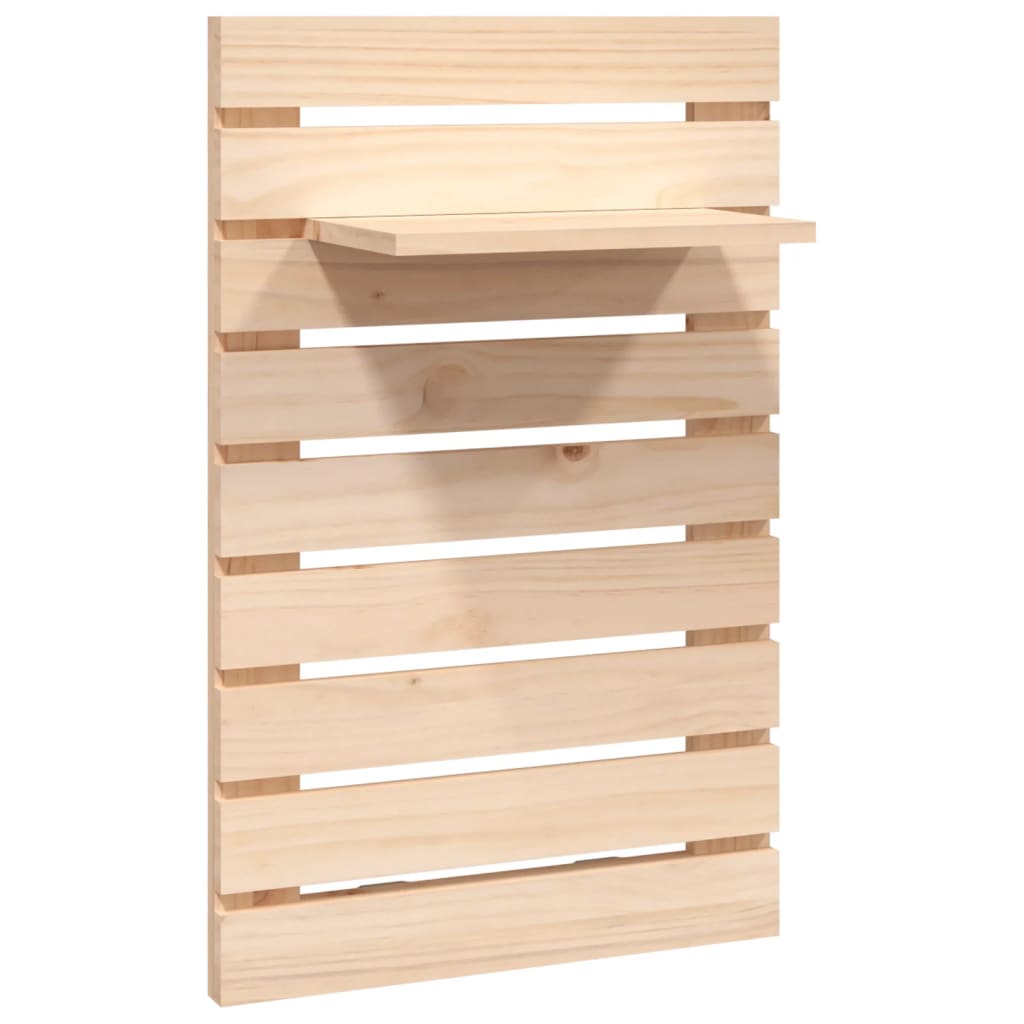 Estantes mesitas de pared 2 uds madera maciza de pino