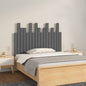 Cabeceira de cama de parede madeira maciça pinho branco 106x3x91,5 cm