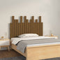 Cabeceira de cama de parede madeira maciça pinho branco 106x3x91,5 cm