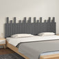 Cabeceira de cama de parede madeira maciça pinho branco 106x3x91,5 cm