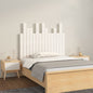 Cabecero cama de pared madera maciza pino blanco 106x3x91,5 cm