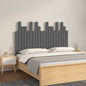 Cabeceira de cama de parede madeira maciça pinho branco 106x3x91,5 cm