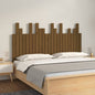 Cabeceira de cama de parede madeira maciça pinho branco 106x3x91,5 cm